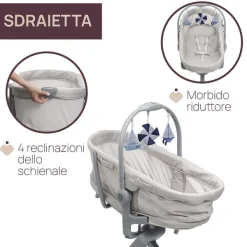 Culle E Lettini|Chicco Baby Hug Pro 5 In 1 Beige Latte