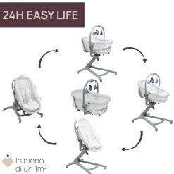 Culle E Lettini|Chicco Baby Hug Pro 5 In 1 White Cream