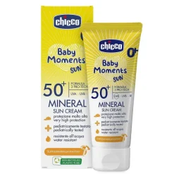 Protezione Estate|Chicco Baby Moments Sun - Crema Solare Mineral 75Ml