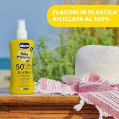 Protezione Estate|Chicco Baby Moments Sun - Latte Solare Spray 150Ml