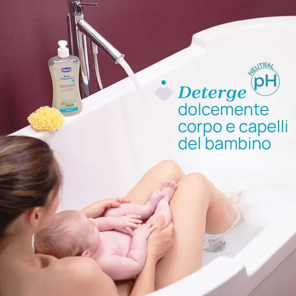 Shampoo E Bagnoschiuma|Chicco Bagno Delicato Corpo E Capelli Baby Moments