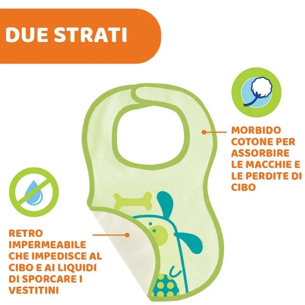 Bavaglini|Chicco Bavaglini Pappa 6M+ 3Pz Pink