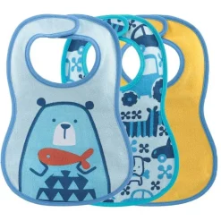 Bavaglini|Chicco Bavaglini Pappa 6M+ 3Pz Light Blue