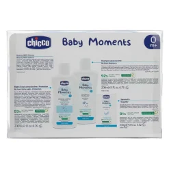 Set Cosmetica|Chicco Beauty Baby Moments Con Zip Azzurro