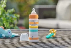 Biberon|Chicco Biberon Benessere 330Ml Flusso Rapido In Plastica Verde