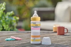 Biberon|Chicco Biberon Benessere 330Ml Flusso Rapido In Plastica Giallo