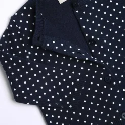 Cardigan|Chicco Cardigan Di Tricot A Pois Blu Medio
