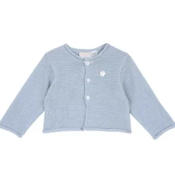 Cardigan|Chicco Cardigan In Maglia Azzurro Medio
