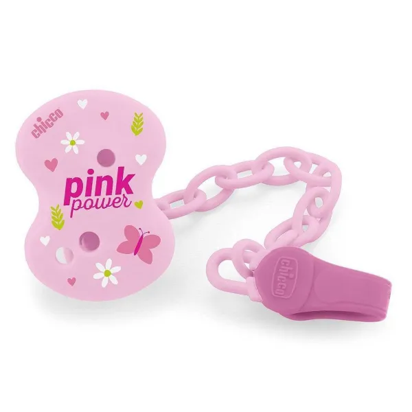 Catenelle E Portasucchietti|Chicco Catenella Easy Clip Per Succhietto Rosa