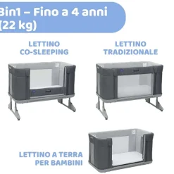 Culle E Lettini|Chicco Next2Me Forever Lettino Cosleeping Slate Grey