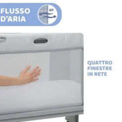 Culle E Lettini|Chicco Next2Me Forever Lettino Cosleeping Ash Grey Cross Collection