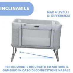 Culle E Lettini|Chicco Next2Me Forever Lettino Cosleeping Ash Grey Cross Collection