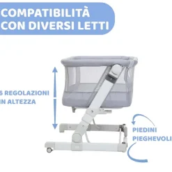 Culle E Lettini|Chicco Next2Me Pop Up Culla Cosleeping Grey Mist
