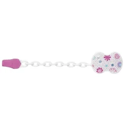 Catenelle E Portasucchietti|Chicco Clip Con Catenella Pink