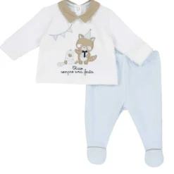 Completi|Chicco Completo Maglia E Pantaloni Con Piedini