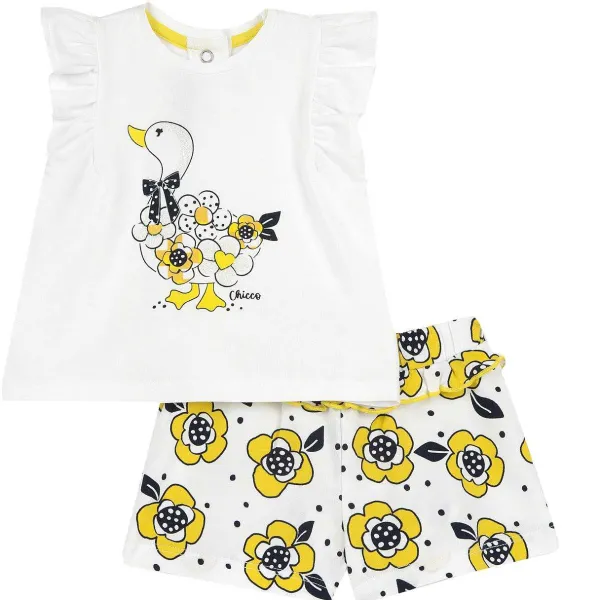 Completi|Chicco Completo Maglietta Con Pantaloni Corti