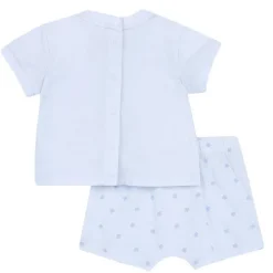 Completi|Chicco Completo Maglietta E Pantaloni Corti Azzurro Chiaro