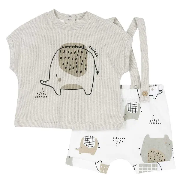 Completi|Chicco Completo Maglietta Manica Corta E Pantaloni Corti