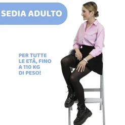 Seggioloni|Chicco Crescendo Up Sedia Evolutiva Turin Grey Re_Lux