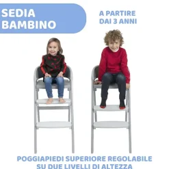 Seggioloni|Chicco Crescendo Up Sedia Evolutiva Turin Grey Re_Lux