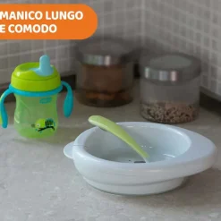 Piatti E Posate|Chicco Cucchiaio In Morbido Silicone 6M+ Azzurro