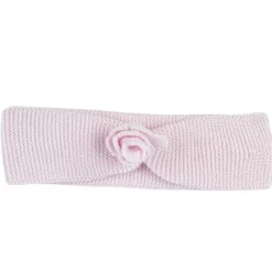 Cappelli, Guanti E Sciarpe|Chicco Fascia Di Tricot Con Rosellina Rosa Chiaro