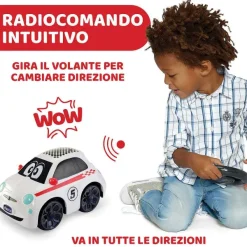 Macchinine, Radiocomandi E Playset|Chicco Fiat 500 Sport Radiocomandata