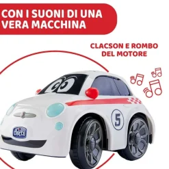 Macchinine, Radiocomandi E Playset|Chicco Fiat 500 Sport Radiocomandata