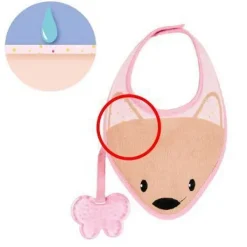 Massaggiagengive|Chicco Fresh Bib Bavaglino Con Massaggiagengive Rosa