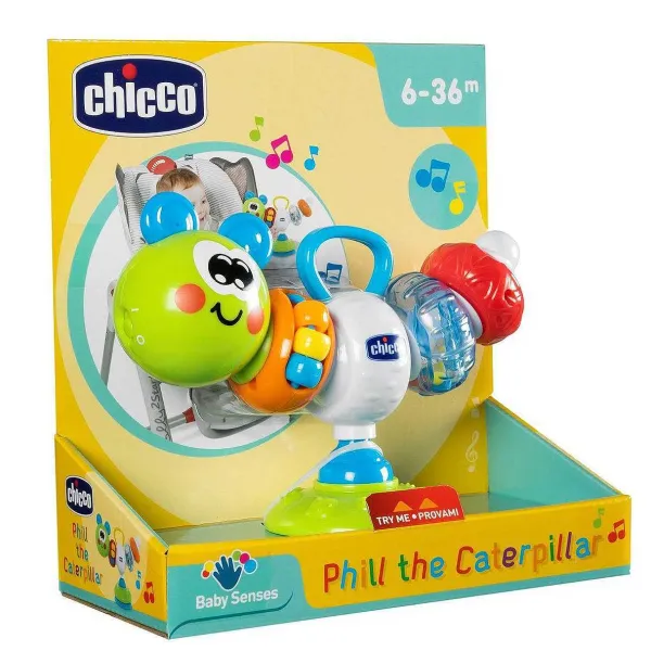 Giochi Pappa|Chicco Gioco Per Seggiolone Bruchino Ballerino