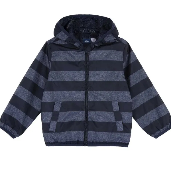 Giacche|Chicco Giubbino Con Fantasia A Righe - Poliestere Riciclato