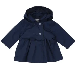 Giacche|Chicco Giubbino Di Tessuto Tecnico Con Cappuccio Removibile Blu Medio