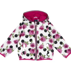 Giacche|Chicco Giubbino Fantasia All Over Con Fiori - Poliestere Riciclato Bianco E Rosa