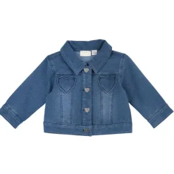 Giacche|Chicco Giubbino Felpa Effetto Denim