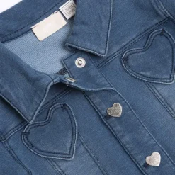 Giacche|Chicco Giubbino Felpa Effetto Denim