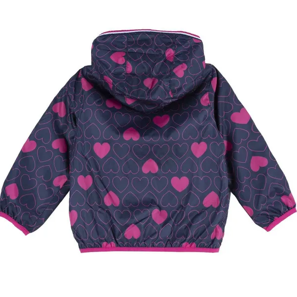 Giacche|Chicco Giubbino Impermeabile Di Poliestere Riciclato Blu Stampato