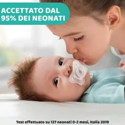 Succhietti Physioforma|Chicco Gommotto Physioforma® Minisoft 0-2M (2 Pcs) Light Blue