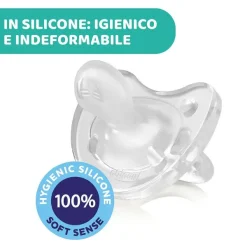 Succhietti Physioforma|Chicco Gommotto Physioforma® Soft 16-36M (1 Pcs) Light Blue Silicone