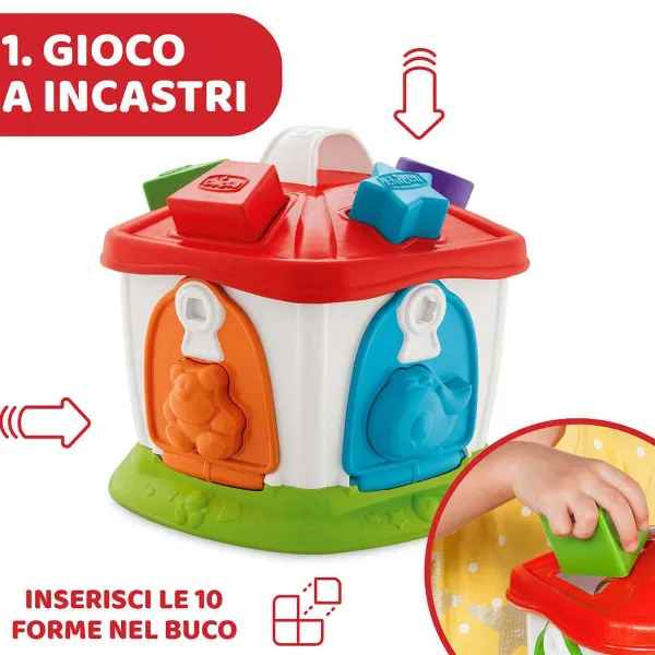 Incastri E Impilabili|Chicco 2In1 Cottage Degli Animali