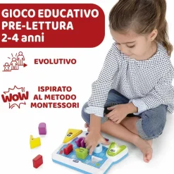 Giochi Montessoriani|Chicco Le Forme Delle Vocali