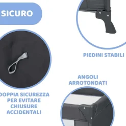 Culle E Lettini|Chicco Lettino Da Viaggio Good Night Dark Grey