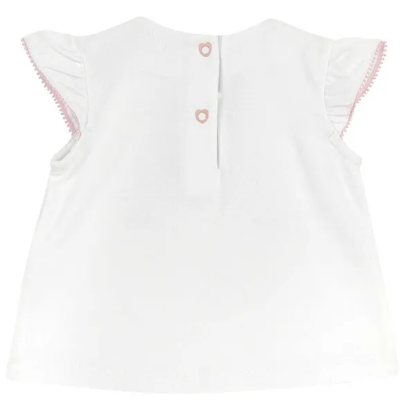 T-Shirt|Chicco Maglietta Con Stampa Arcobaleno E Applicazioni