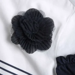 T-Shirt|Chicco Maglietta Manica Corta Con Fiore Applicato