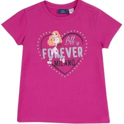 T-Shirt|Chicco Maglietta Manica Corta E Stampa Rosa Scuro