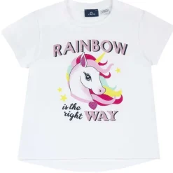T-Shirt|Chicco Maglietta Manica Corta Unicorno Bianco