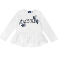 T-Shirt|Chicco Maglietta Manica Lunga Con Balza Al Fondo