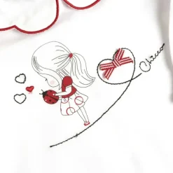 T-Shirt|Chicco Maglietta Manica Lunga Con Stampa E Ricamo