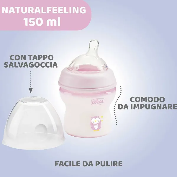 Biberon|Chicco Naturalfeeling Gift Set Rosa