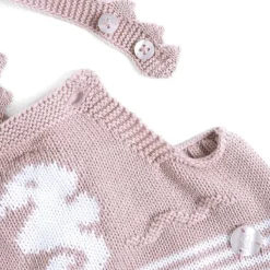 Pagliaccetti|Chicco Pagliaccetto Corto In Maglia Rosa Medio