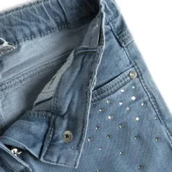 Jeans|Chicco Pantaloni Lunghi In Denim Con Strass